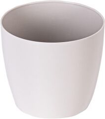 Yakut Saksı Beyaz 4,4 Lt Izgaralı Tabaksız Parlak Plastik Yakut Saksı No3